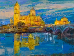 Puente sobre el Tormes - 61x46 cm