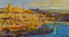 Zamora junto al Duero - 46x25 cm