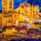 Zamora nocturno - 33x33 cm