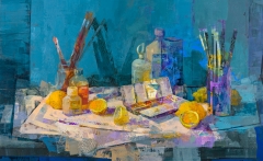 Aroma de limon y trementina - 100x62 cm