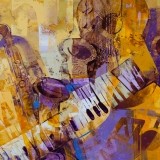 Jazz - 100x100 cm