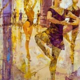 Escuela de danza - 100x100 cm