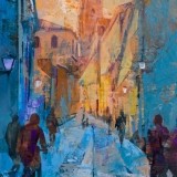 Calle Compañía de Salamanca - 33x33 cm