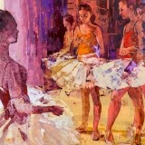 Bambalinas de ballet - 100x100 cm