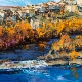 Otoño en río Tera y Puebla de Sanabria - 100x100